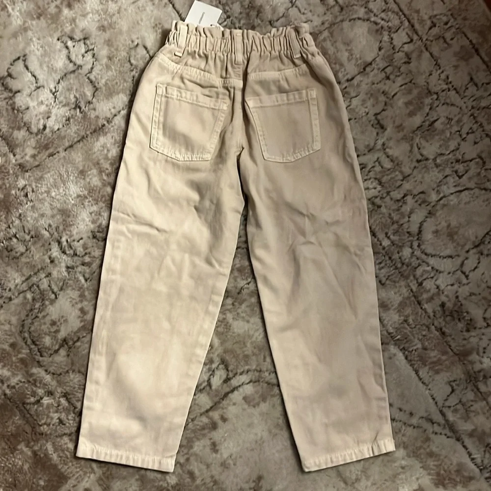 Zara Kids garment dyed twill pants jeans